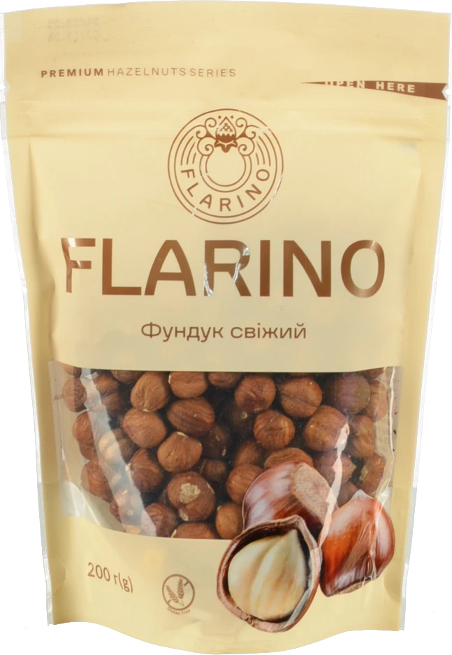 Фундук Flarino 200г свіжий дой-пак