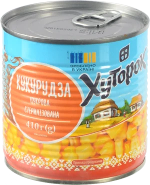 Кукурудза Хуторок 425г цукрова