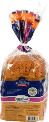 Хліб «Київхліб» «Королівський мультизлаковий» нарізаний скибками, 350г