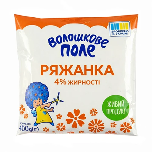 Ряжанка 4% Домашня Волошкове поле м/у 400г