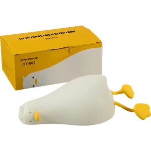 Нічник бездротовий силіконовий Качечка 16x10x6см