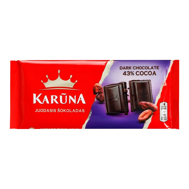Шоколад чорний Karuna м/у 80г