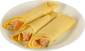 Млинці з сьомгою