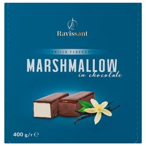 Цукерки зі смаком ванілі в шоколаді Пташине молоко Ravissant к/у 400г