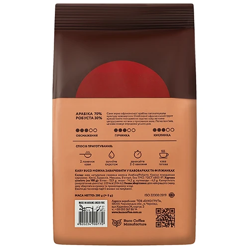 Кава Buco 200г рецепт кенії