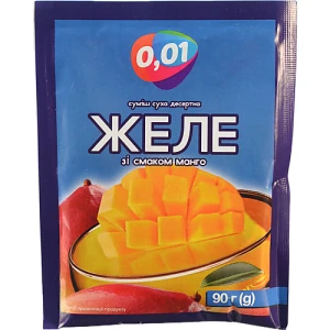 Желе 0.01 90г манго
