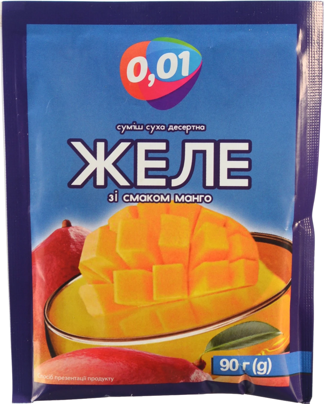 Желе 0.01 90г манго