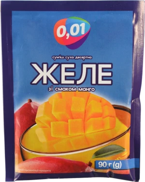 Желе 0.01 90г манго