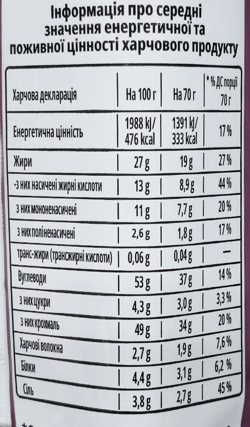 Чипси Multico 70г холодець хрін