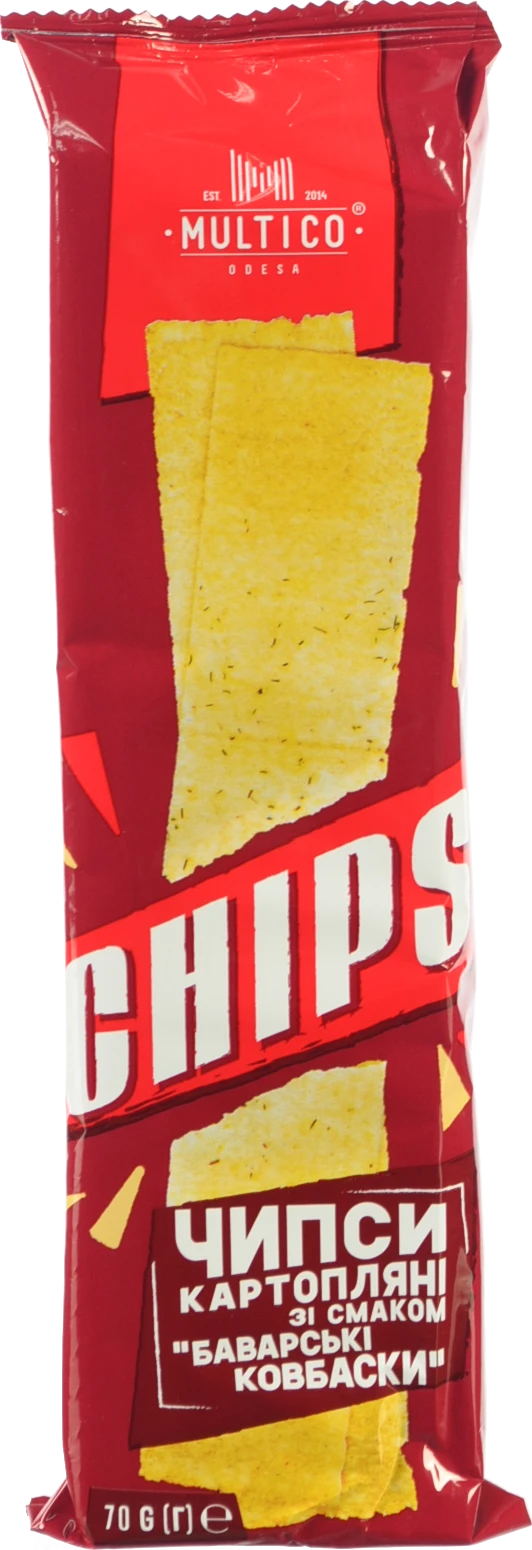Чипси Multico 70г баварські ковбаски