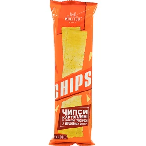 Чипси Multico 70г лисички у вершковому соусі