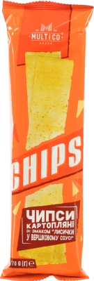Чипси Multico 70г лисички у вершковому соусі