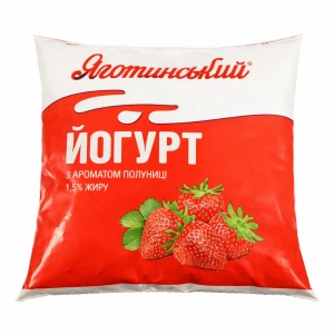Йогурт питний Яготинський Полуниця 1.5% 400г