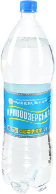 Вода мінеральна природна столова сильногазована Кривоозерська 2л