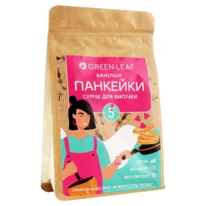 Суміш для випічки Ванільні панкейки Green Leaf д/п 300г