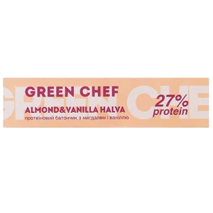 Цукерка Green Chef 45г протеїнова almond vanill