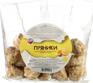 Пряники 0.01 Мохiто 300г аромат лимона