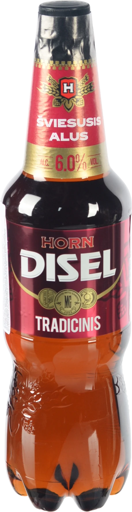 Пиво світле фільтроване пастеризоване Horn Disel Tradicinis, 6,0