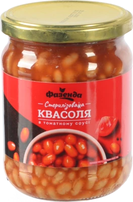Квасоля Фазенда 500г велика томатний соус