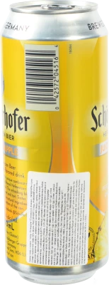 Пиво пшеничне нефільтроване з соком Schofferhofer Ананас 2,5%, 0,5 л, б.м.