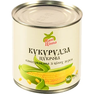 Кукурудза Пані Цінна 340г цукрова вакумована з.б