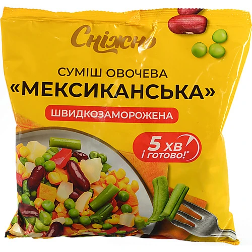 Суміш овочева Сніжно 400г мексиканська