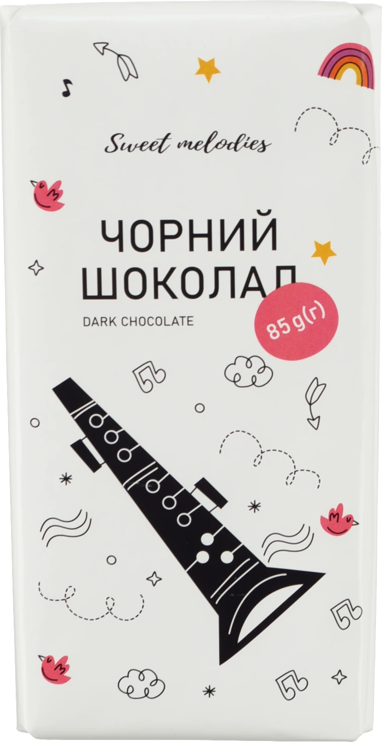 Шоколад Sweet Melodies 85г чорний PL купити в Одесі за низькою