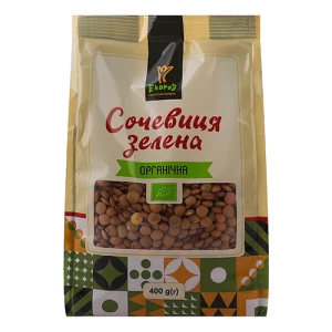 Чечевица зеленая органическая Экород м/у 400г