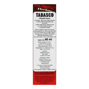 Соус перцевий Chipotle Tabasco к/у 60мл