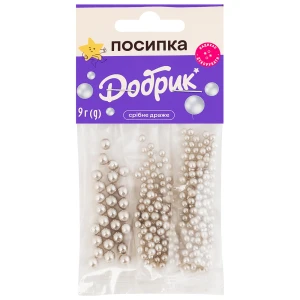 Посипка кондитерська Срібне драже Добрик м/у 9г