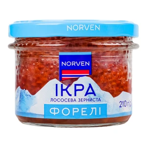 Ікра форелі зерниста Norven 210г