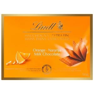 Шоколад Lindt 125г молочний зі смаком апельсином