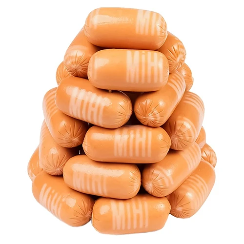 Сосиски Бащинський Міні з курячим філе варені без оболонки, першого ґатунку