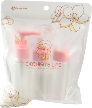 Флакони космітичні 50мліз розпилювачем рожеві 2