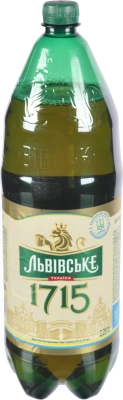 Пиво світле пастеризоване «Львівське 1715», 4,5% об., 2,25 л, ПЕТ-пляшка