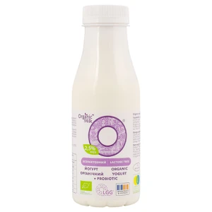 Йогурт 2.5% безлактозний органічний Organic Milk п/пл 280г