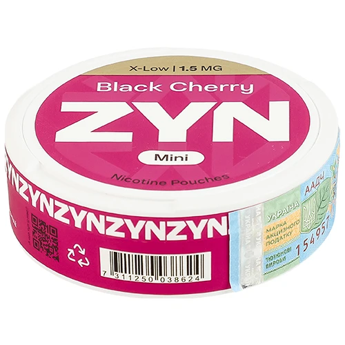 Безтютюнові подушечки Zyn 1.5mg ZYN Mini Blac