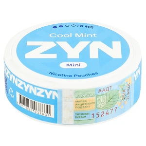 Безтютюнові подушечки Zyn 6mg ZYN Mini Coo