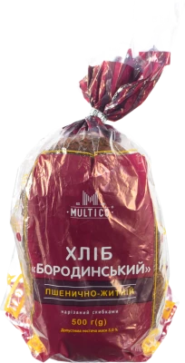 Хліб Multico 500г бородинський