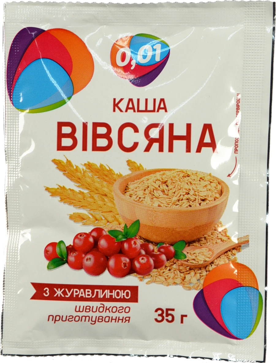Каша вівсяна 0.01 35г журавлина