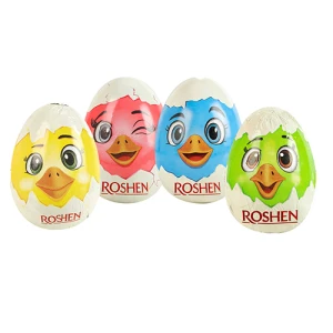 Шоколадна фігурка Roshen 26г яйце весняне