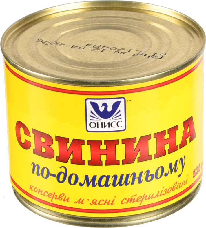 Тушонка Онісс 525г свинина по-домаш. з.б. ключ