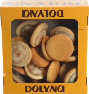 Печиво Dolyna 300г галіція апельсин біла глазур