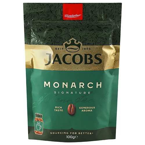 Кава Jacobs100г монарх розчинна е.п.