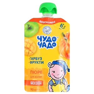 Пюре Чудо Чадо 90г гарбуз фрукти