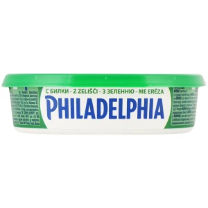 Сир Philadelphia м'який з зеленню 67 % 175г