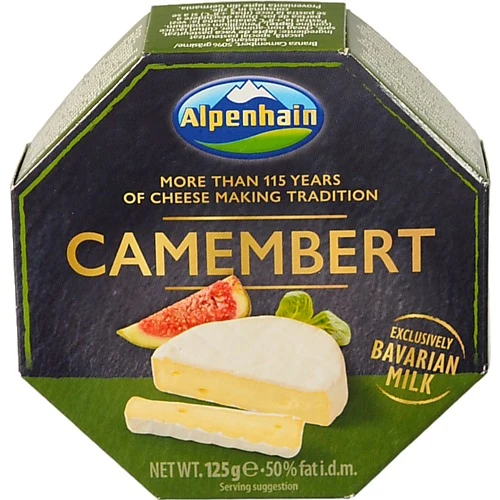 Сир Alpenhain Select Камамбер 125г, 50%