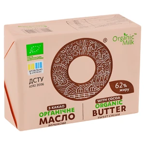 Масло Органік Мілк 180г 62 какао
