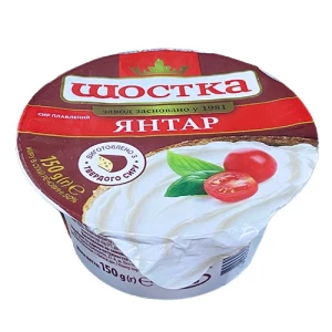 Сир плавлений 50% Янтар Шостка 150г