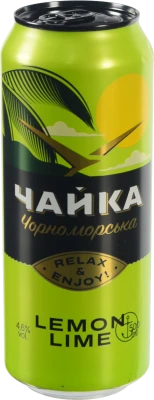 Пиво ППБ 0.5л чайка чорноморська лимон лайм з.б.